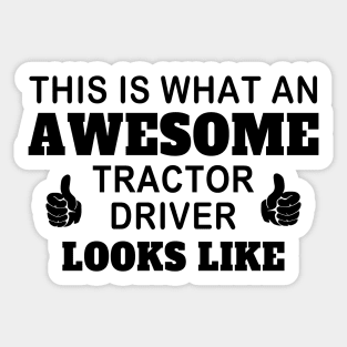 tractor Sticker